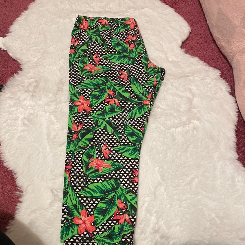 floral pattern leggings